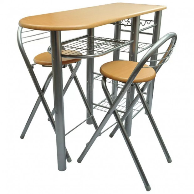 Kitchen / Breakfast Bar / Table And Chairs Set Wood