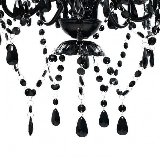 Black Crystal Light 5 Bulb Image 6