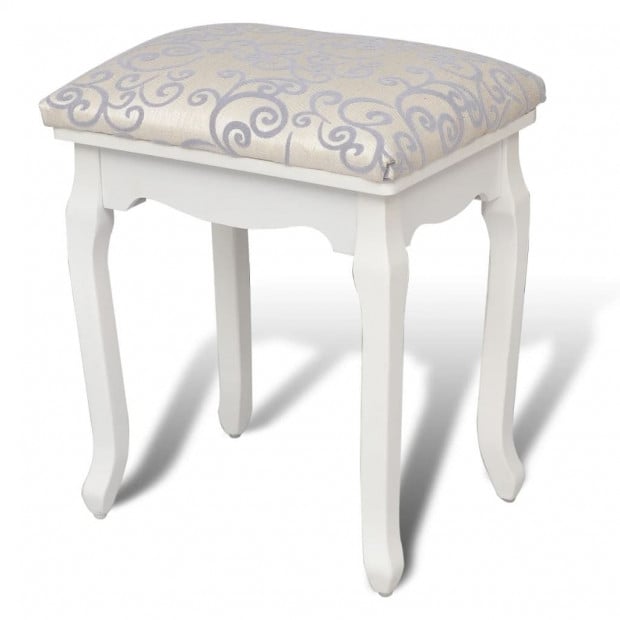 Dressing Stool Bench Seat - Warm White Image 2