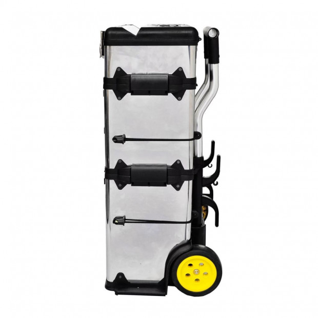 3-part Rolling Tool Box With 2 Wheels Image 3