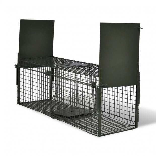 Live Animal Trap With 2 Doors 100 x 26 x 31 cm