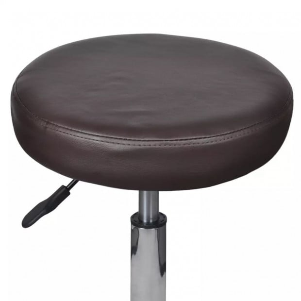 Office Bar Stool Brown Image 2