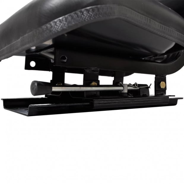 Tractor Seat With Backrest Black Image 3