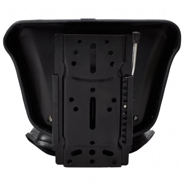 Tractor Seat With Backrest Black Image 4