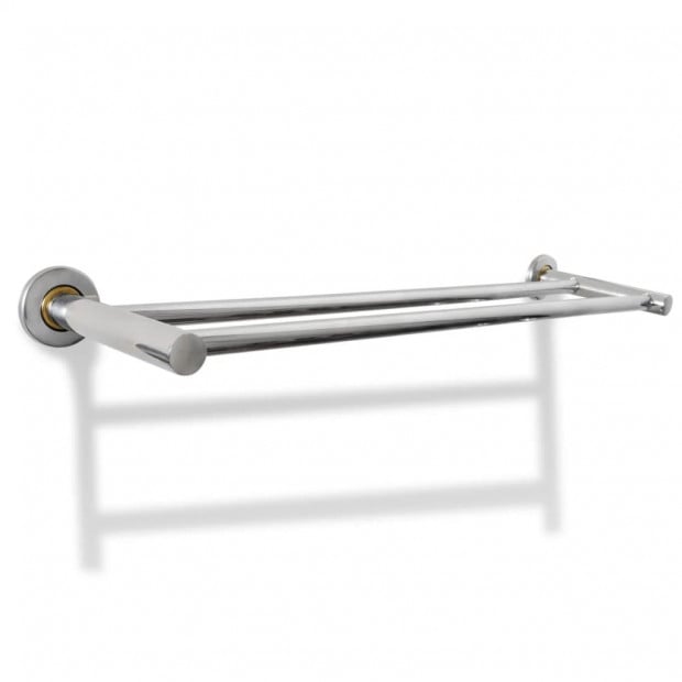 Stainless Steel Towel Rack 2 Tubes Image 2
