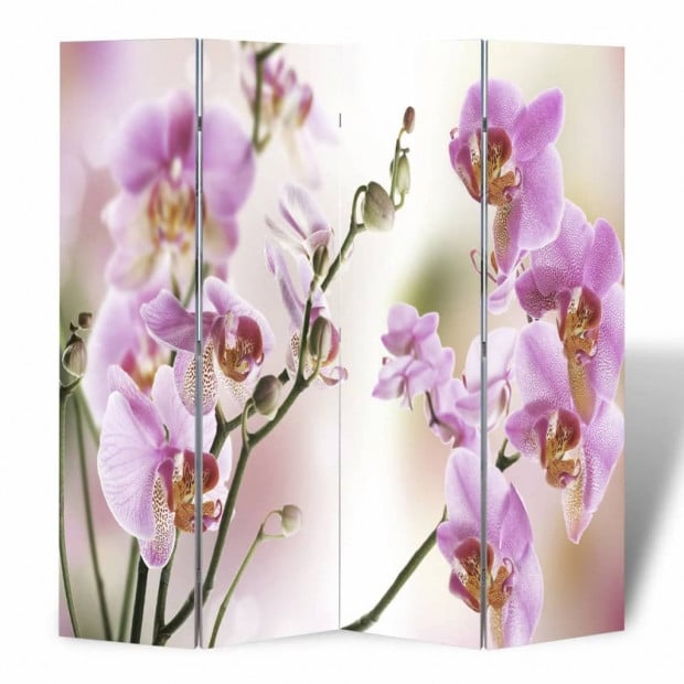 Folding Room Divider Print 160 X 170 Flower Image 4