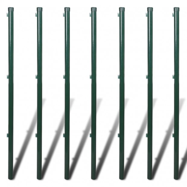 Chain Fence 1,25 X 15 M Green With Posts & All Hardware Image 8