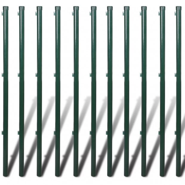 Chain Fence 1,25 X 25 M Green With Posts & All Hardware Image 7