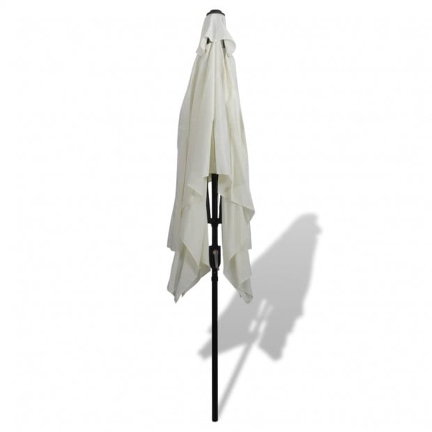 Parasol 200 X 300 Cm Sand White Rectangular Image 3