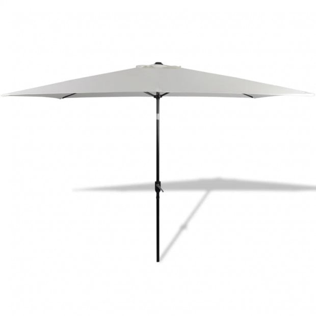 Parasol 200 X 300 Cm Sand White Rectangular Image 5