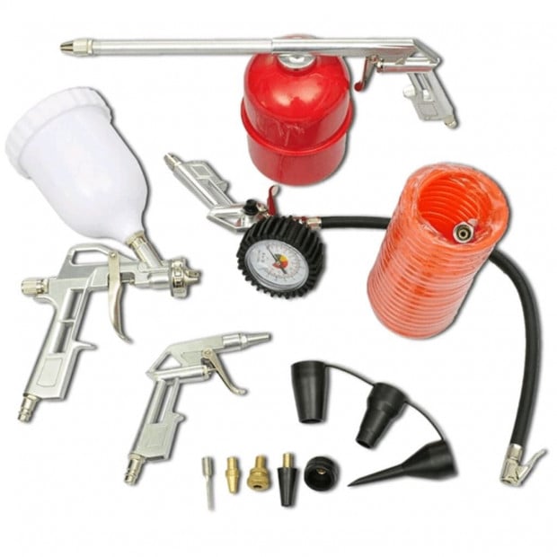 Air Tool Set Kit Spray Paint Gun For Compressor Image 8