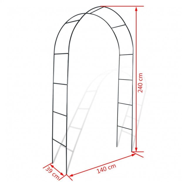 Garden Arch 2 Pcs Climbing Plants Image 4