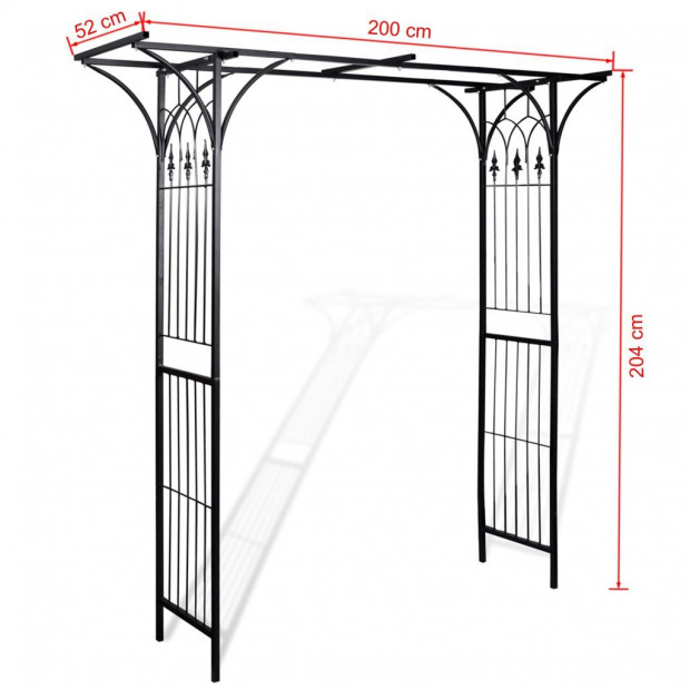 Garden Arch 200x52x204 Cm Image 4