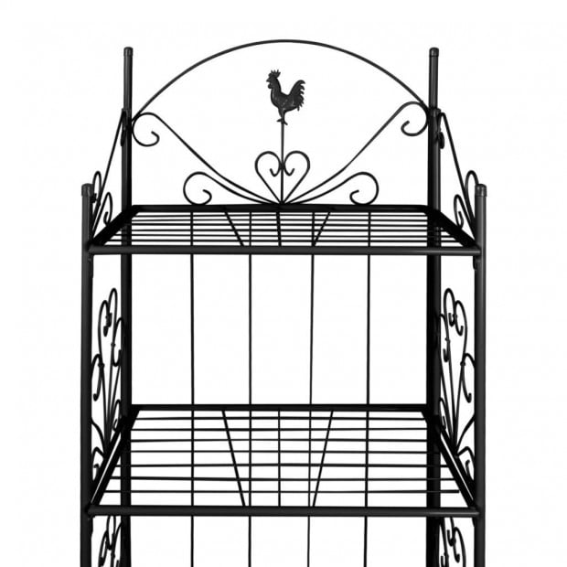 Plant Rack Square Black Image 3