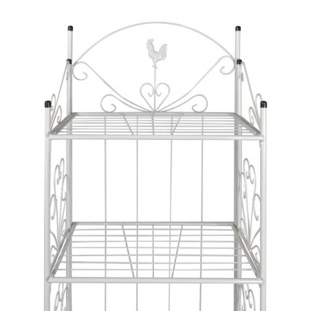 Plant Rack Square White Image 3