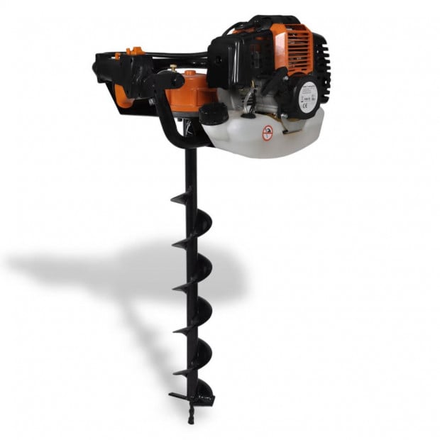 Auger Ground Drill 52cc Petrol - Orange Image 2