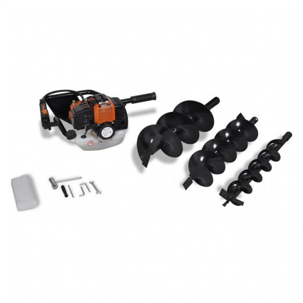 Auger Ground Drill 52cc Petrol - Orange Image 5