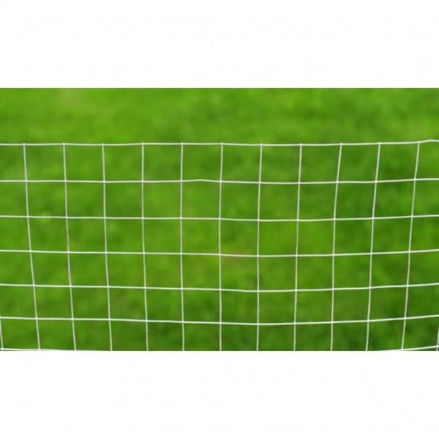 Chicken Wire Fence Galvanised Steel 10x1 M Silver Image 3