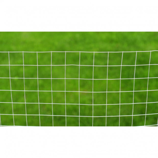 Chicken Wire Fence Galvanised Steel 10x1 M Silver Image 3