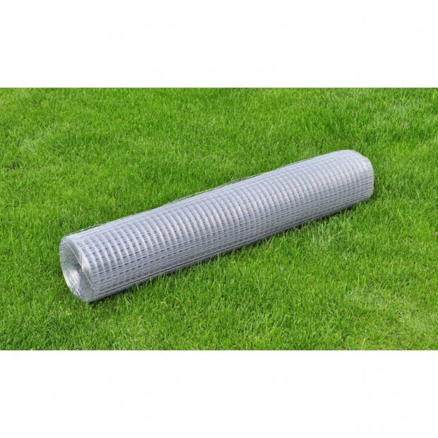 Galvanised Steel Wire Fence 10x1 M Silver
