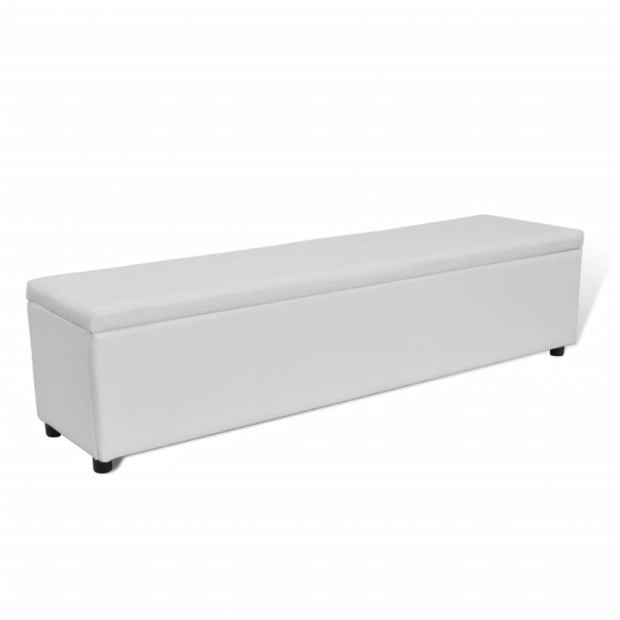 Storage Bench White Large Size Image 2
