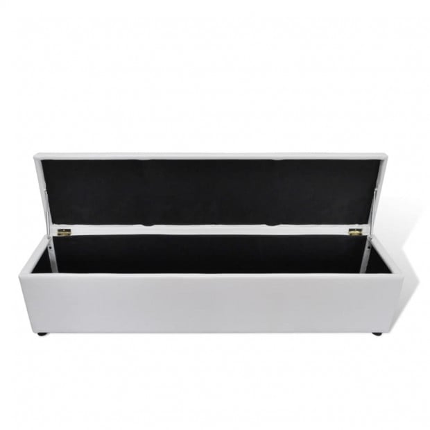 Storage Bench White Large Size Image 3