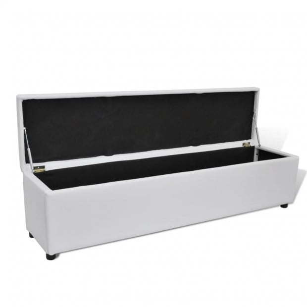 Storage Bench White Large Size Image 4