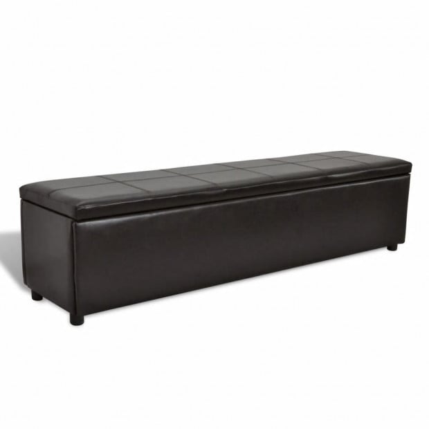 Storage Bench Brown Large Size Image 2