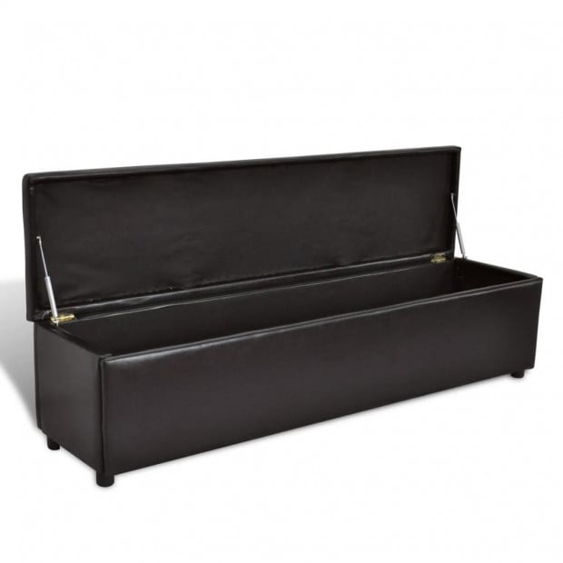 Storage Bench Brown Large Size Image 4