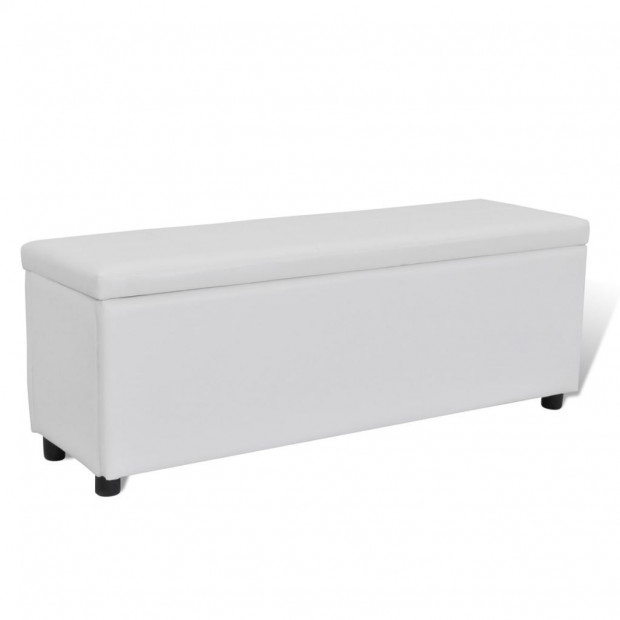 Storage Bench White Medium Size Image 2