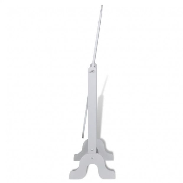 Free Standing Mirror White Adjustable Image 5