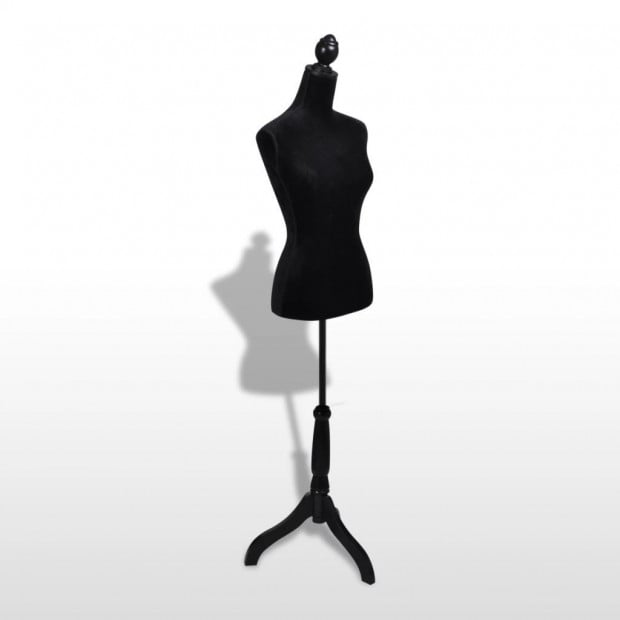 Ladies Bust Display Black Female Mannequin Female Dress Form Image 5