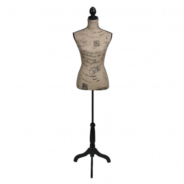 Ladies Bust Display Bust Brown Black Jute Female Mannequin Display