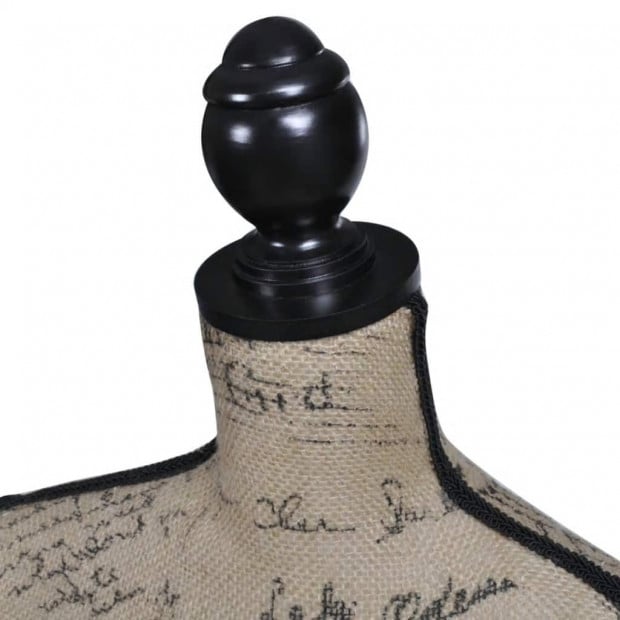 Ladies Bust Display Bust Brown Black Jute Female Mannequin Display Image 5