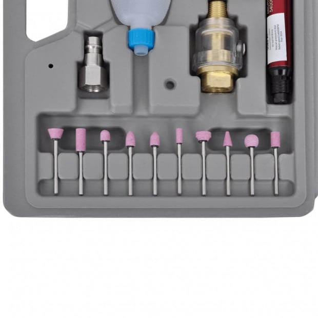 Airpress Pneumatic Tool Kit Grinder Set Image 3