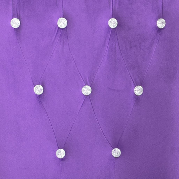 Armchair Purple Velvet Image 3