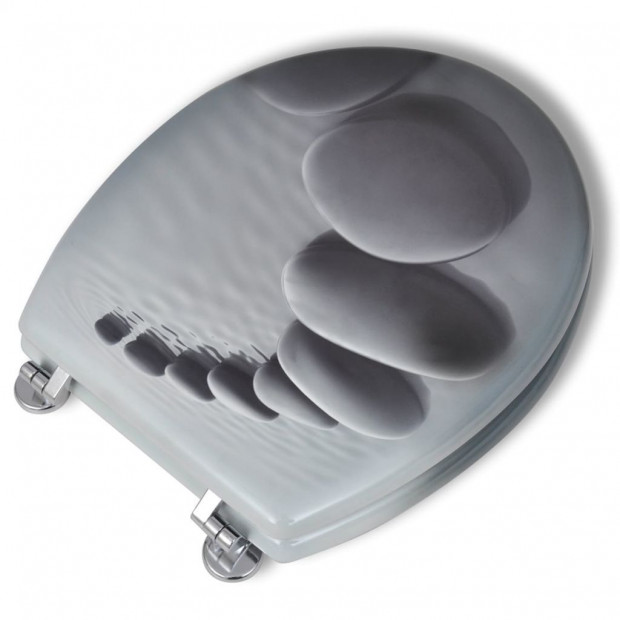 Toilet Seats With Hard Close Lids Mdf Stones Image 3