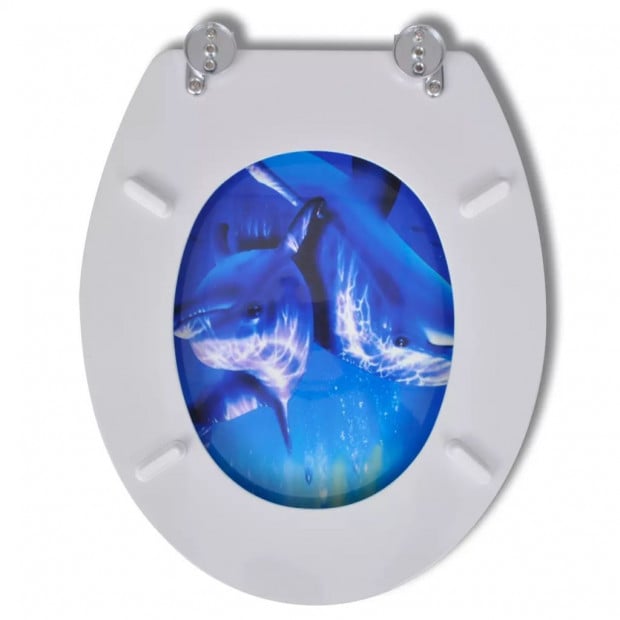 Toilet Seats With Hard Close Lids Mdf Dolphins Image 7