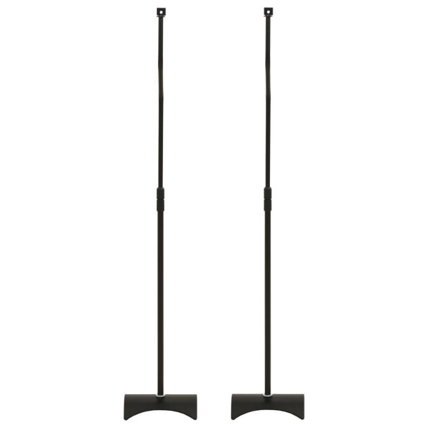 Universal Speaker Stand 2 Pcs Black Image 2