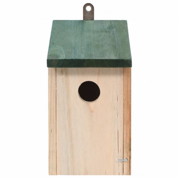 Bird House Nesting Box Wood 4 Pcs Image 3