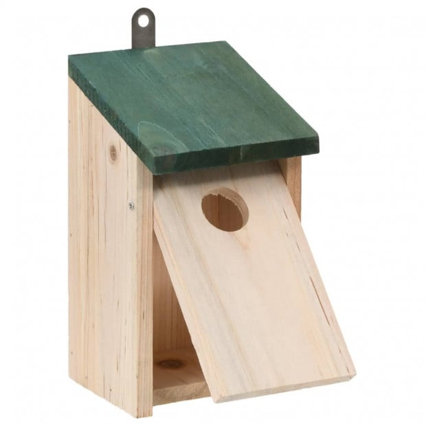 Bird House Nesting Box Wood 4 Pcs Image 4