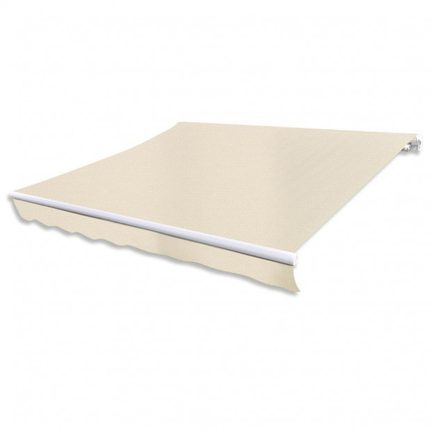 Awning Top Sunshade Canvas Cream 3x2.5m