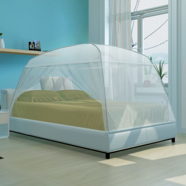 Mongolia Net Mosquito Net 2 Doors 200 X 150 X 145 Cm White