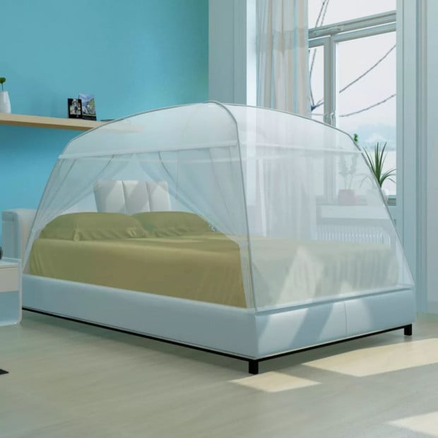 Mongolia Net Mosquito Net 2 Doors 200 X 180 X 150 Cm White