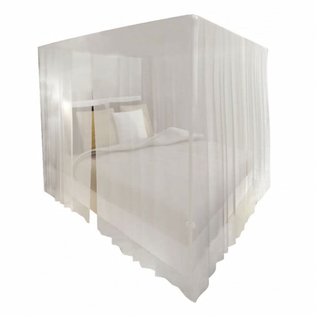 Mosquito Net Bed Net Set Square 3 Openings 2 Pcs Image 2