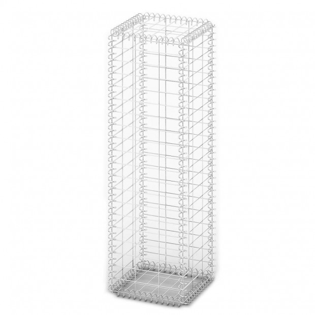 Gabion Basket With Lids Galvanised Wire 100x30x30 Cm Image 2