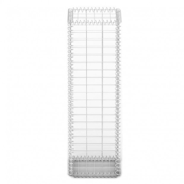 Gabion Basket With Lids Galvanised Wire 100x30x30 Cm Image 3
