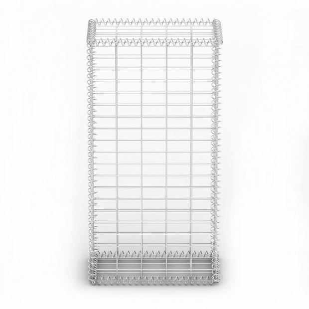 Gabion Basket With Lids Galvanised Wire 100x50x30 Cm Image 3