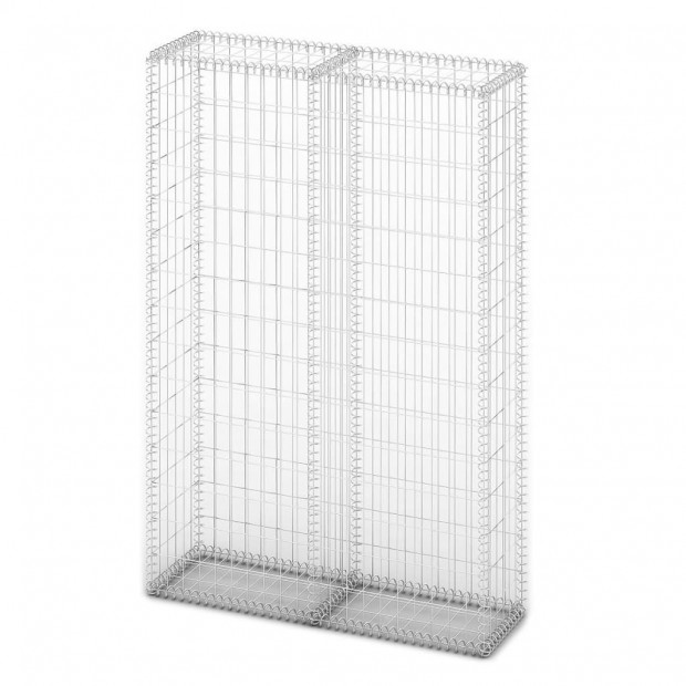 Gabion Basket With Lids Galvanised Wire 150x100x30 Cm Image 2