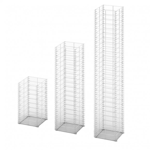 3 Piece Gabion Set Galvanised Wire Image 2